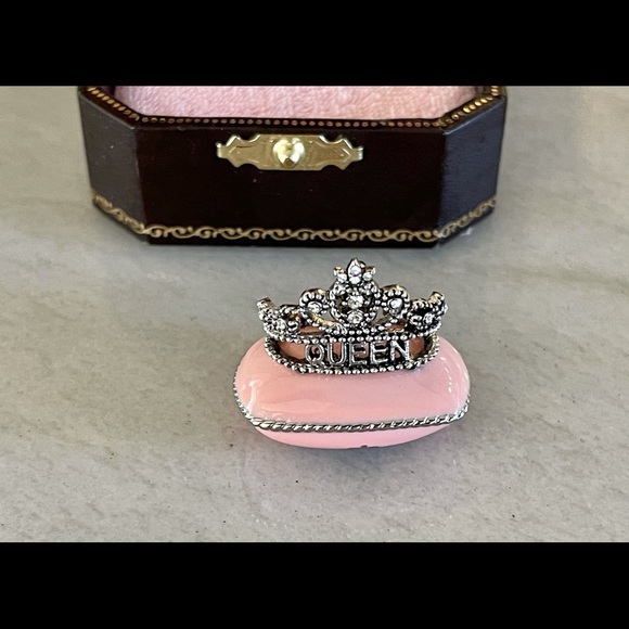 Juicy Couture Jewelry - Juicy Couture Silver Pave Tiara Charm